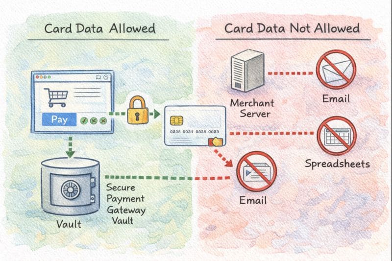 how PCI compliance secures card data for merchants and customers during online payments