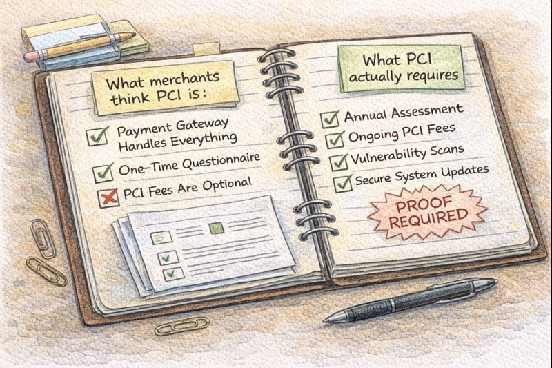 explaining certified PCI compliance and how it protects merchants and cardholder data