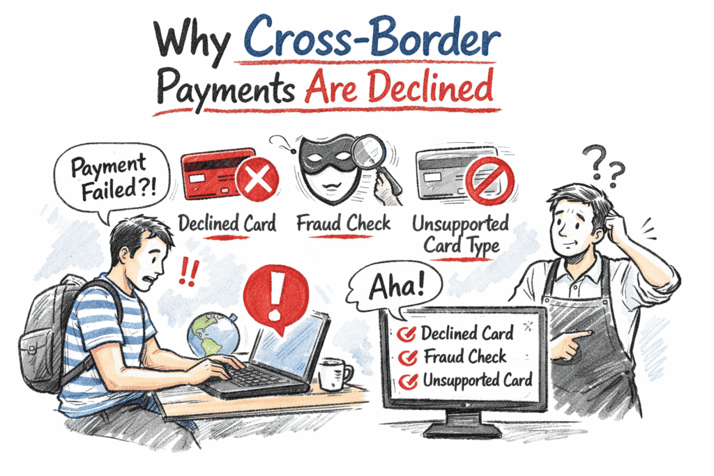 common reasons cross-border credit card payments are declined