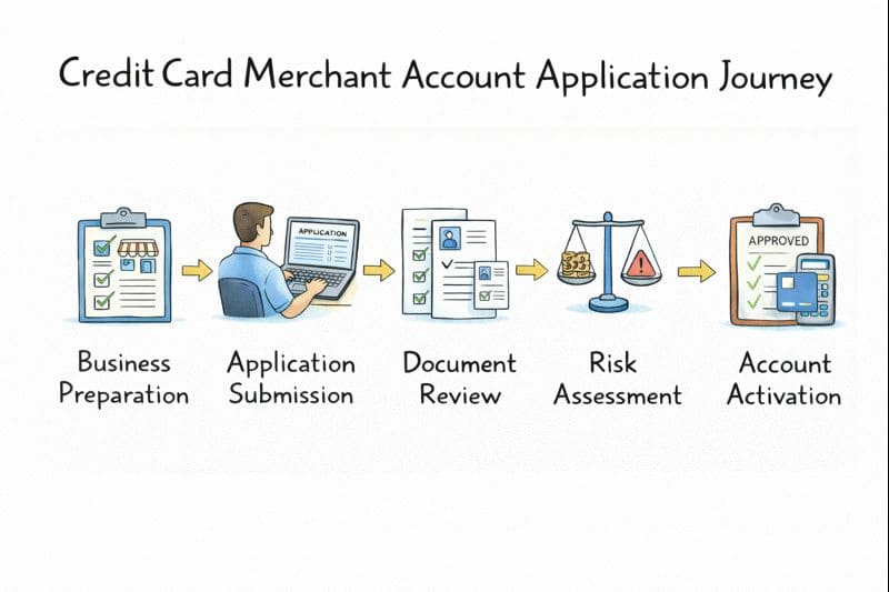 How to apply for a credit card merchant account step-by-step