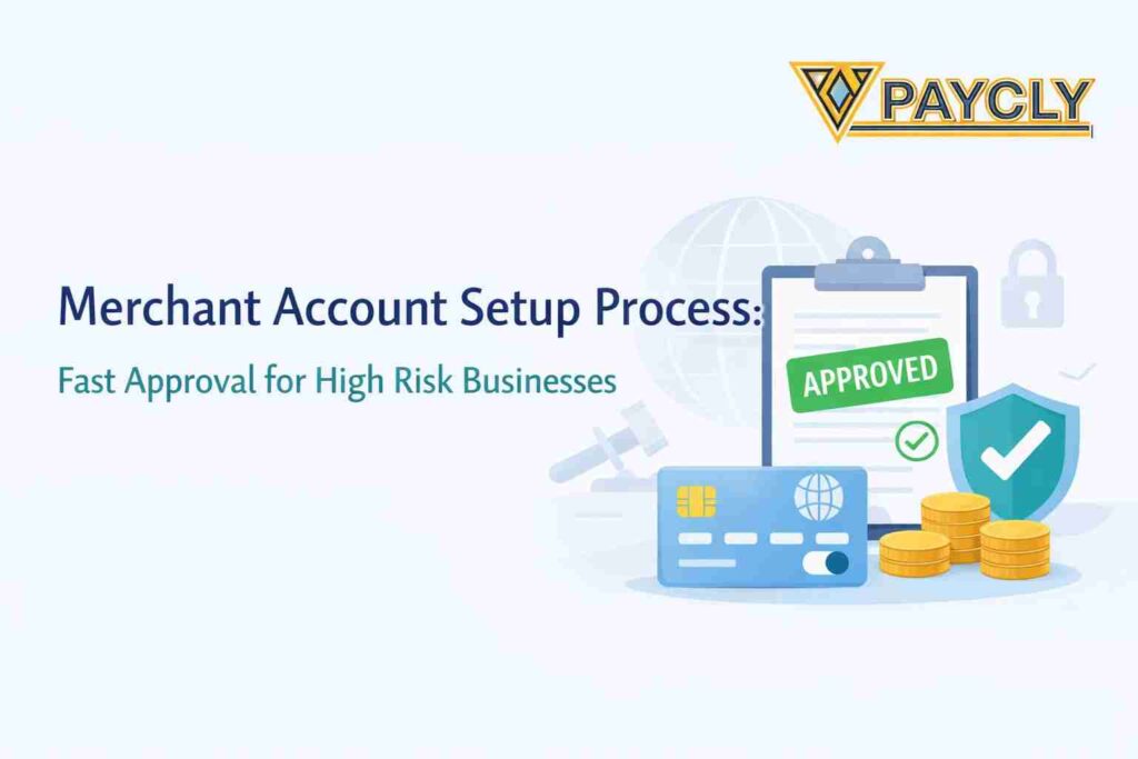 Merchant account setup process for high risk payment processing solutions