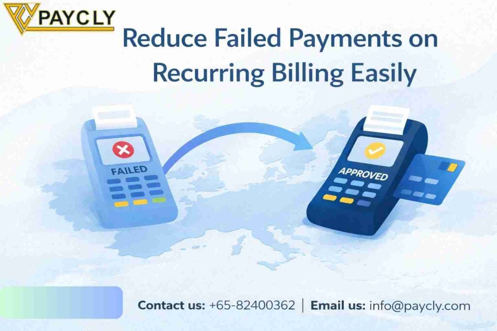 Reduce failed payments on recurring billing using international payment gateway and global payment processing solutions.