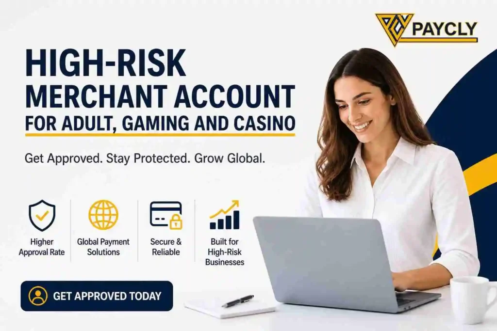 High risk merchant account for adult gaming and casino businesses with global payment gateway support