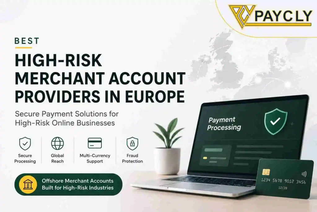 High-risk merchant account providers in Europe offering secure offshore payment processing and multi-currency payment gateway solutions.