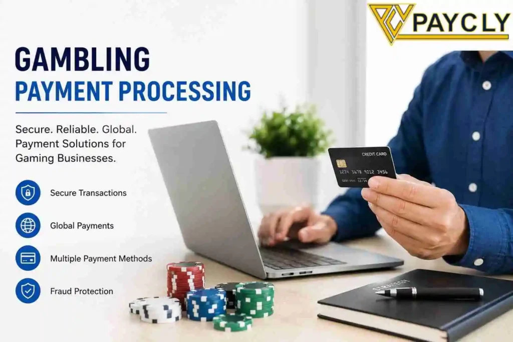 Gambling payment processing solutions with gaming merchant accounts and secure gaming payment gateways