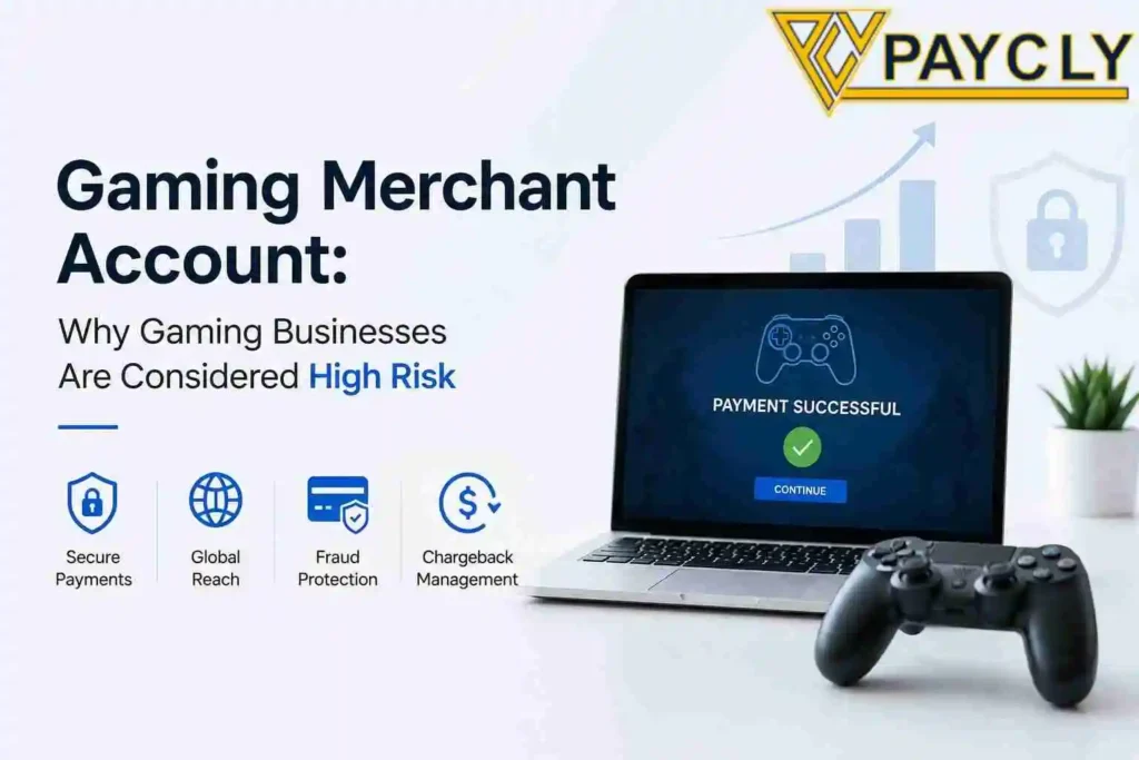 Gaming Merchant Account for online gaming businesses accepting secure global payments through a high-risk payment processing solution.