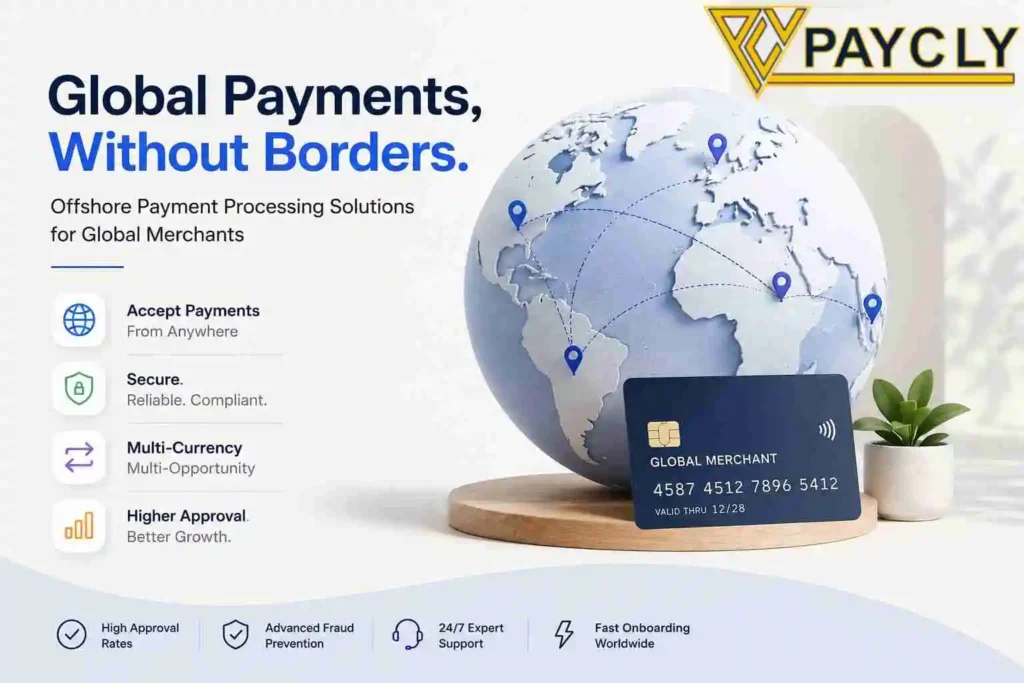 Offshore payment processing for global merchants using international payment gateway solutions for cross-border transactions