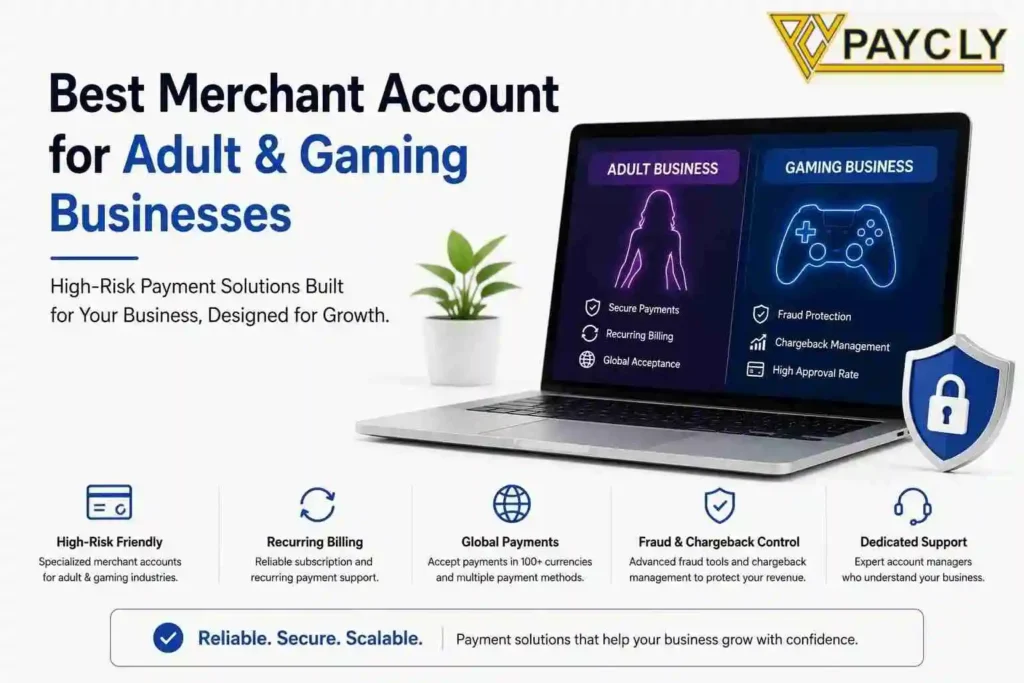 Best merchant account for adult and gaming businesses with high-risk payment processing