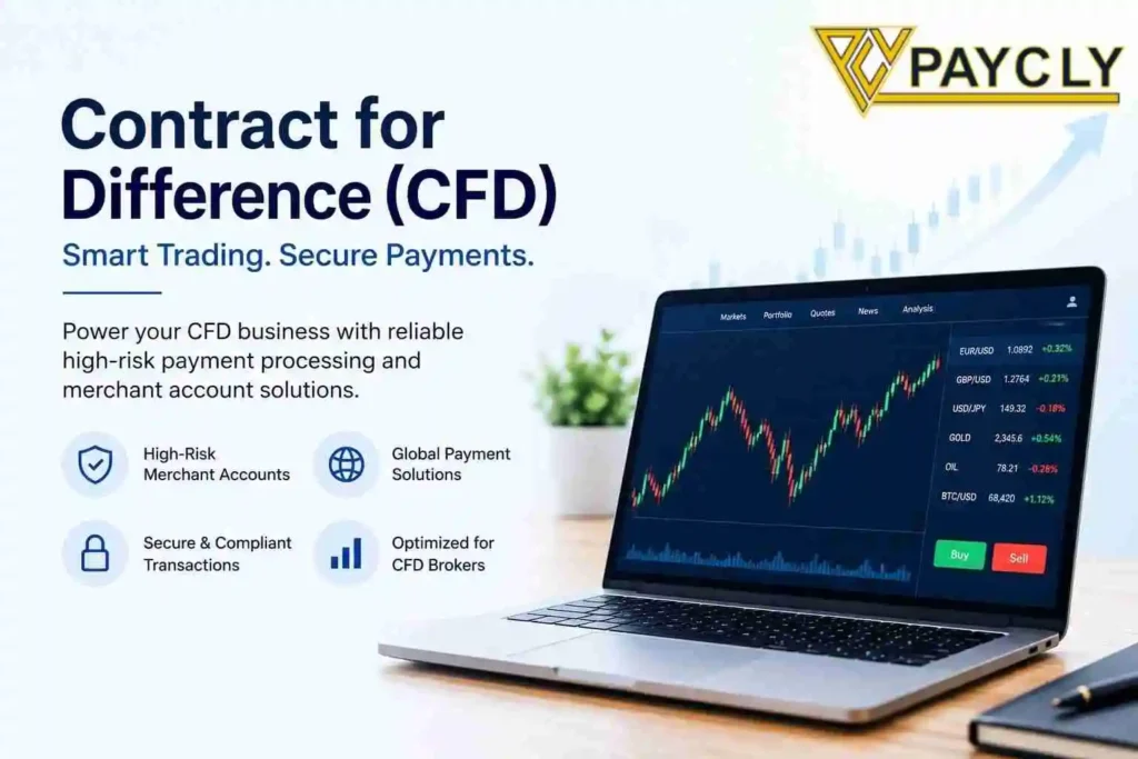 Contract for Difference CFD trading and high-risk payment processing