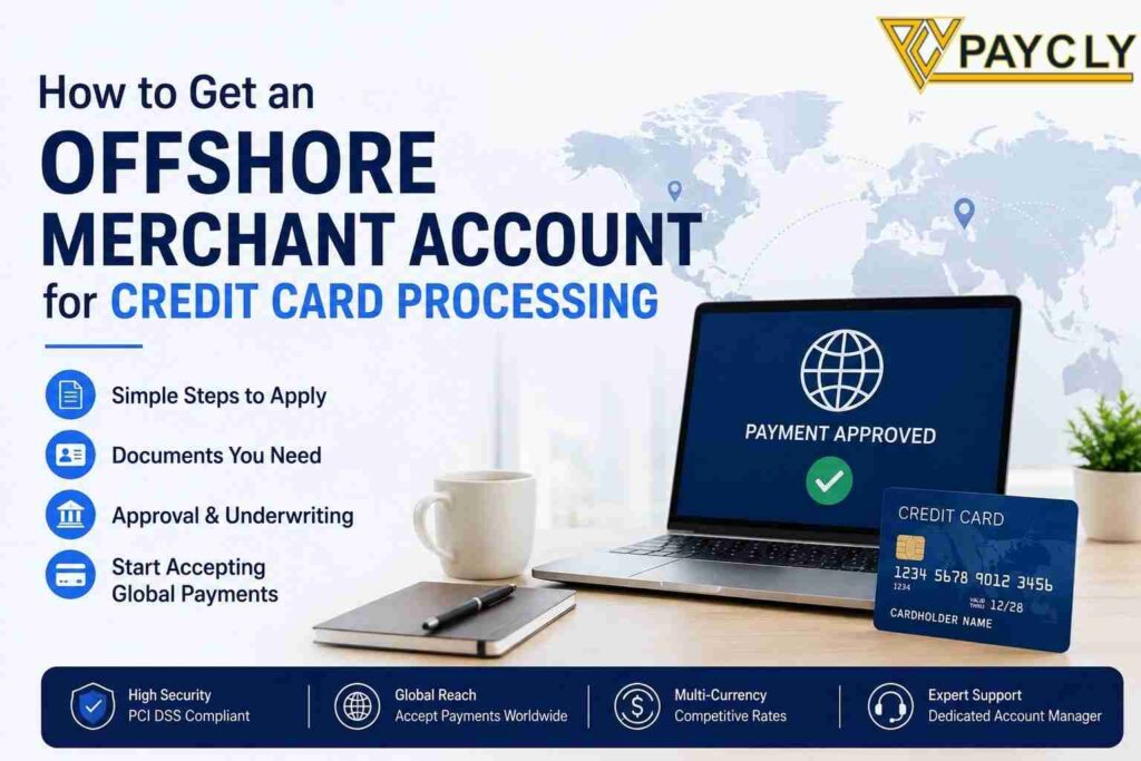 Step-by-step offshore merchant account application for international credit card processing and global card payment acceptance.