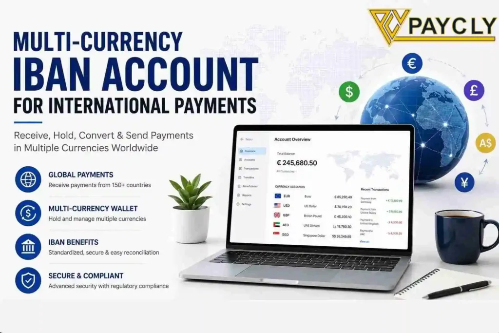 Multi-currency IBAN account for international business payments