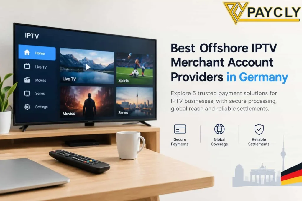 Best offshore IPTV merchant account providers in Germany for secure payment processing