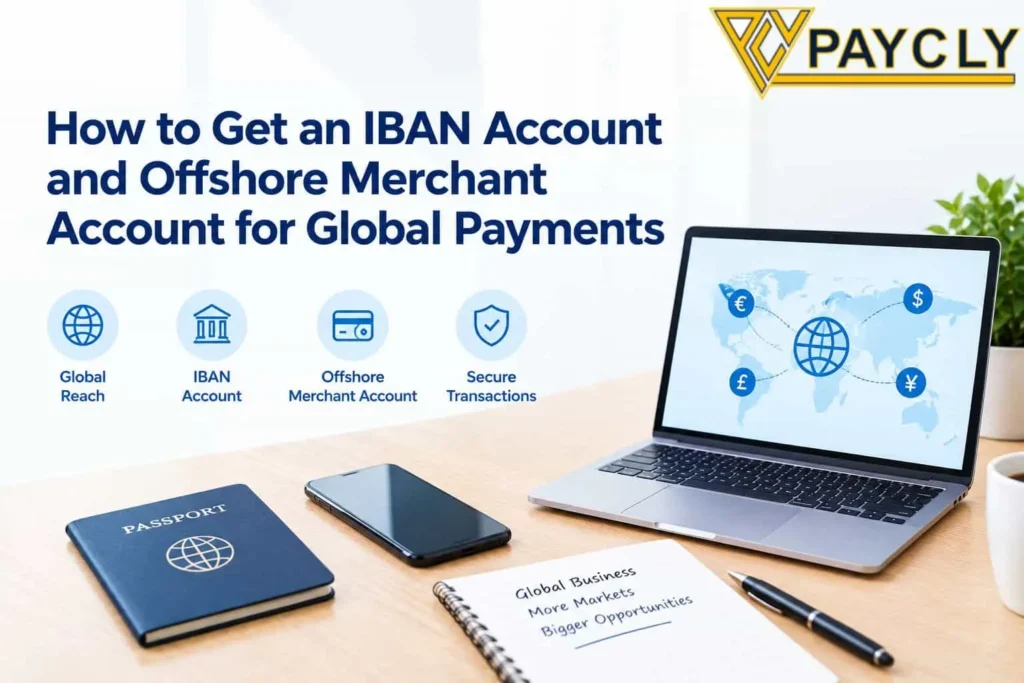 IBAN account and offshore merchant account solutions for global payments