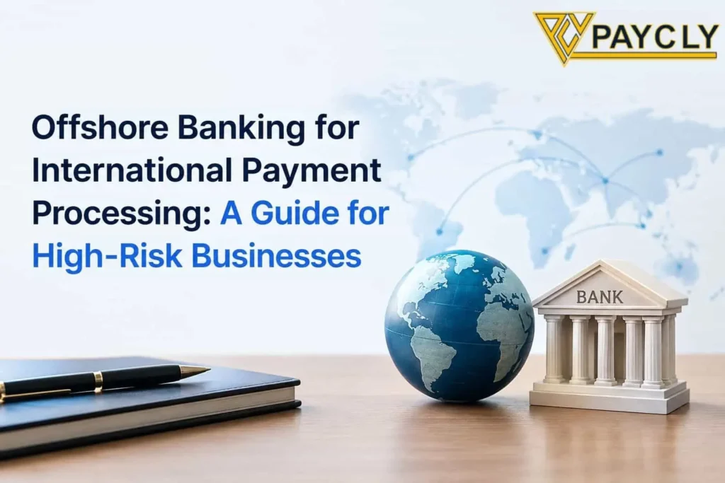 Offshore banking for international payment processing and high-risk merchant businesses
