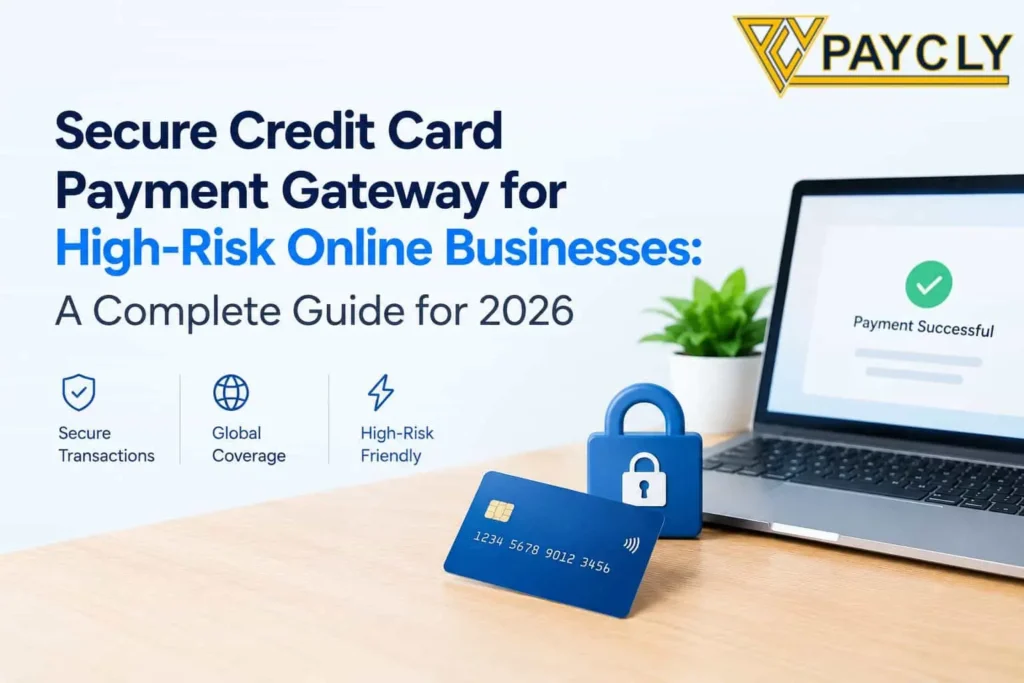 Secure credit card payment gateway for high-risk online businesses with fraud prevention and payment security