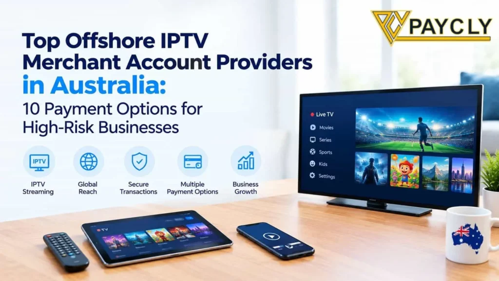 Top offshore IPTV merchant account providers in Australia for high-risk IPTV businesses